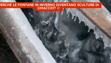 Quando il gelo fa arte: perché le fontane diventano sculture di ghiaccio