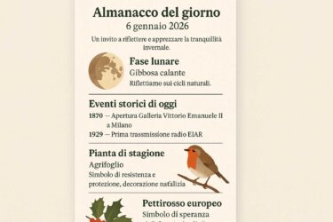 Almanacco del 06 gennaio 2026