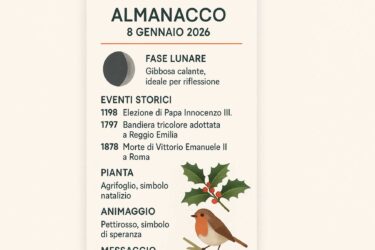 Almanacco del 08 gennaio 2026
