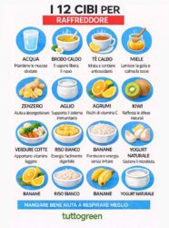 I 12 cibi per il raffreddore (per respirare meglio in modo naturale)