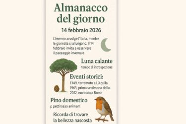 Almanacco del 14 febbraio 2026