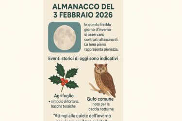 Almanacco del 03 febbraio 2026