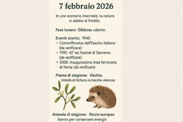 Almanacco del 07 febbraio 2026