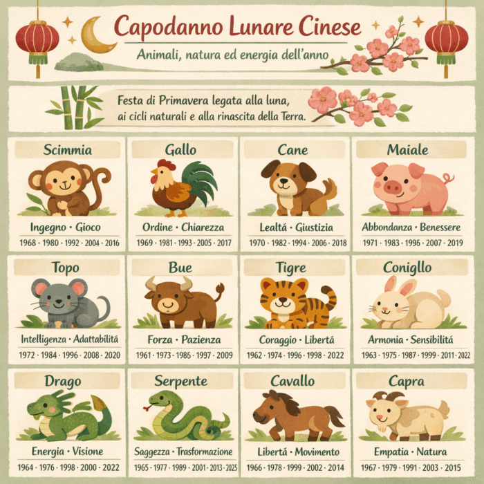 Capodanno lunare cinese: i simboli e gli anni dei segni