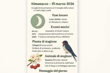 Almanacco del 15 marzo 2026