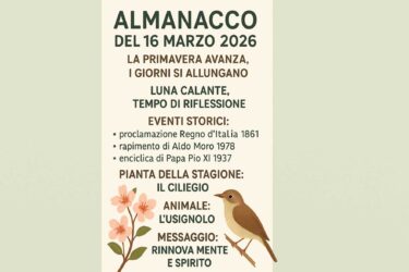 Almanacco del 16 marzo 2026
