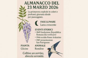 Almanacco del 23 marzo 2026