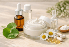 Crema naturale lenitiva per pelle sensibile con ingredienti idratanti e calmanti