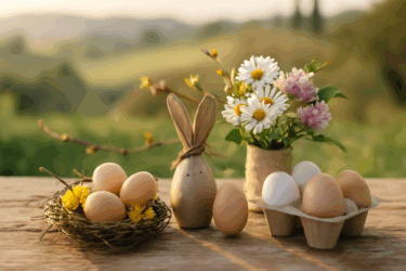 Decorazioni di Pasqua fai-da-te con materiali di riciclo: 12 idee eleganti e last minute