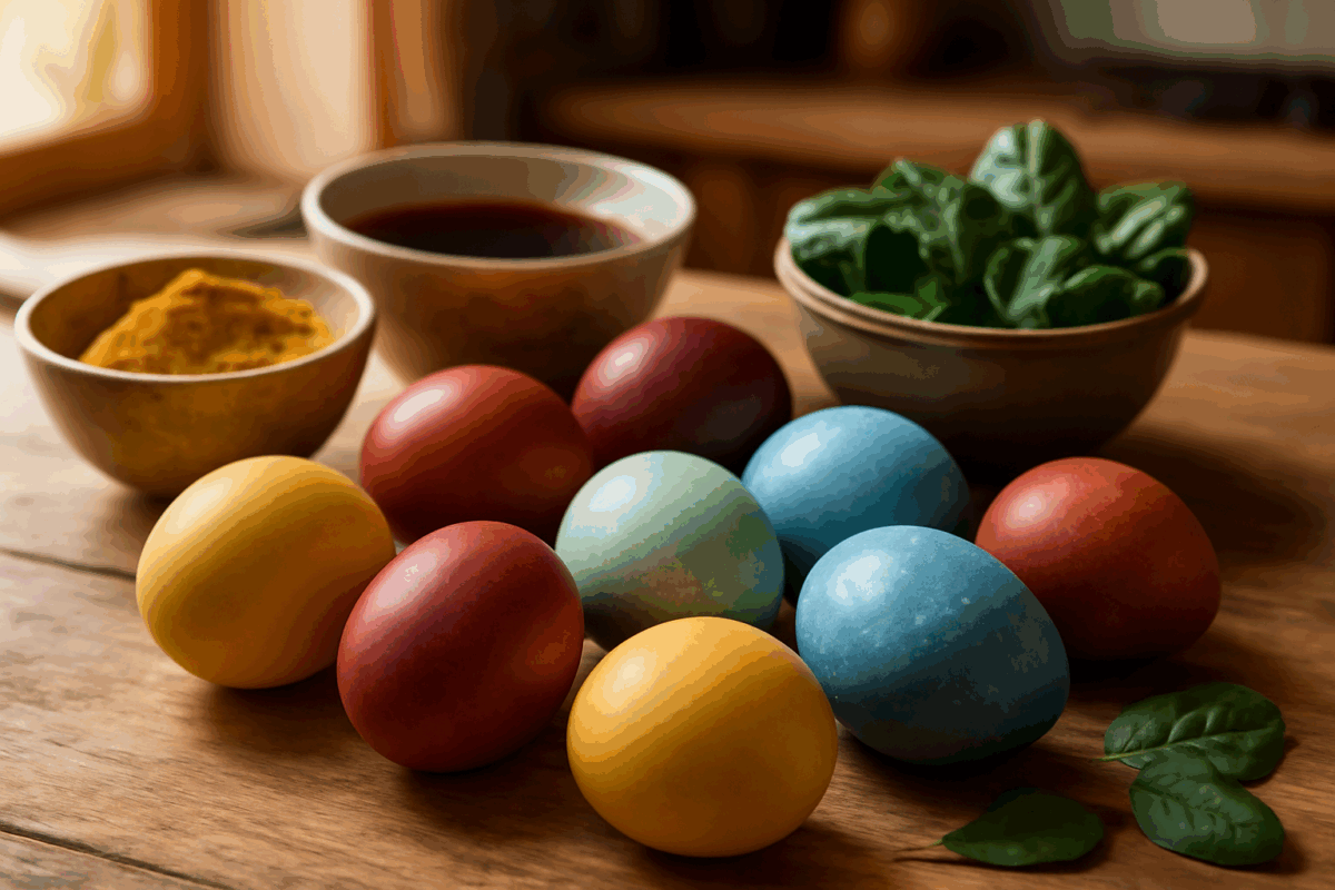 come colorare le uova di Pasqua