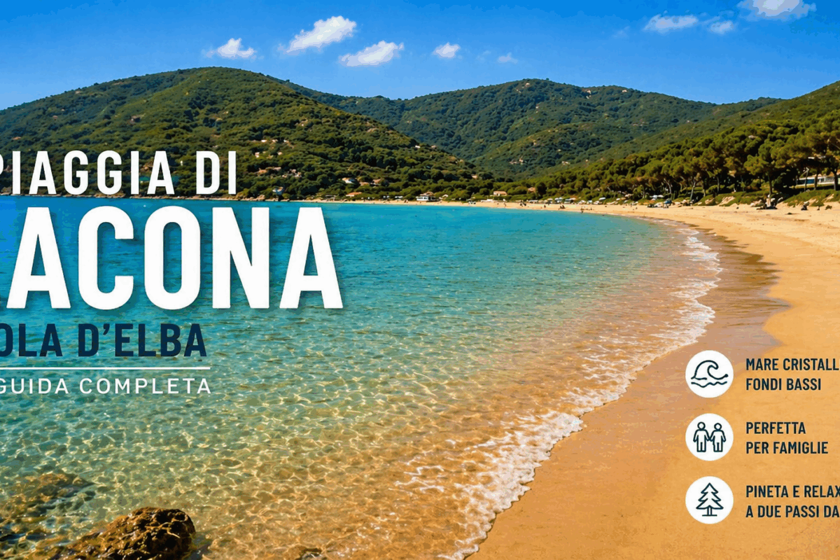 Spiaggia di Lacona all’Elb