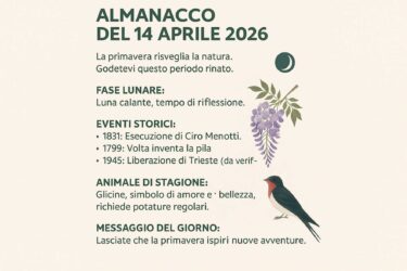 Almanacco del 14 aprile 2026