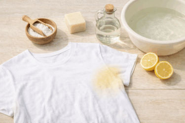 Come togliere le macchie di sudore da vestiti bianchi e colorati