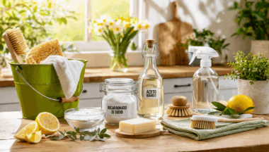 Pulizie di primavera con ingredienti naturali: 10 ricette fai-da-te con aceto e bicarbonato