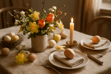 Come decorare la tavola di Pasqua in modo naturale e sostenibile: 8 idee con fiori di stagione