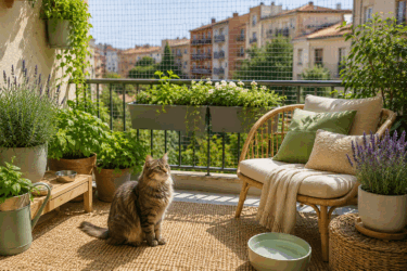 Balcone pet-safe: come creare un angolo verde bello e sicuro per cani e gatti