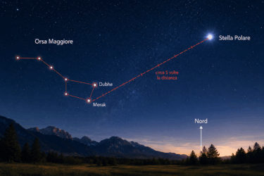 Come trovare la Stella Polare in pochi minuti: il trucco semplice per orientarsi guardando il cielo