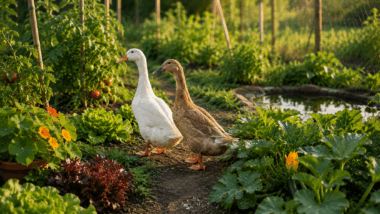 Non tutti sanno che questa anatra può eliminare le lumache dall’orto senza rovinare il terreno 🦆🌿