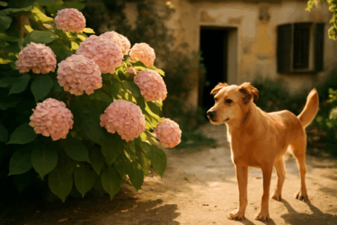 Ortensie e cani: svelato il mito della tossicità