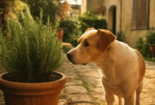 rosmarino e cani