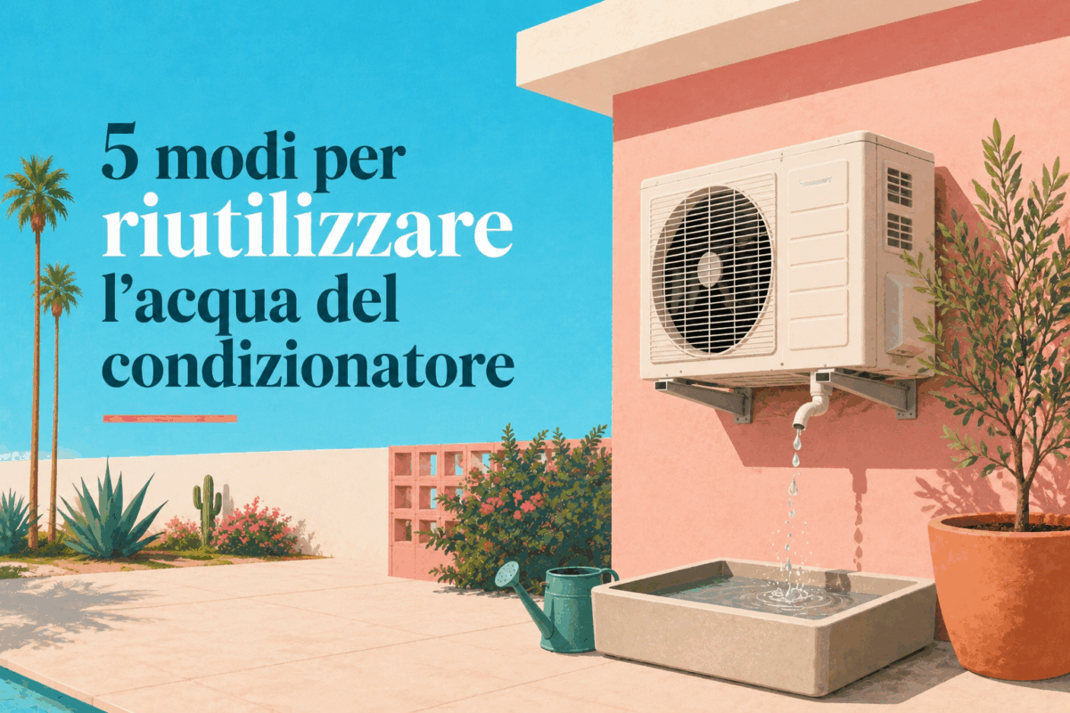5 modi per riutilizzare l’acqua del condizionatore