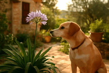 Agapanto in giardino: il pericolo nascosto per cani e gatti