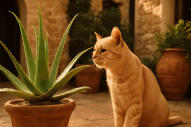 Aloe vera: quel morso che può mettere in pericolo il tuo gatto