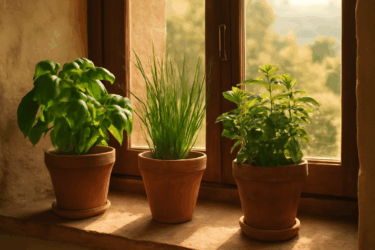 Hai mai pensato al davanzale come giardino aromatico?