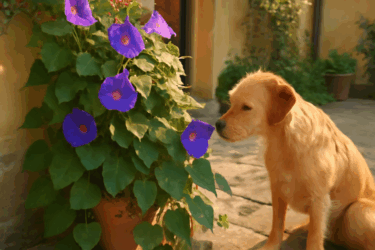 Attenzione all’Ipomea: basta un boccone pericoloso per il tuo cane