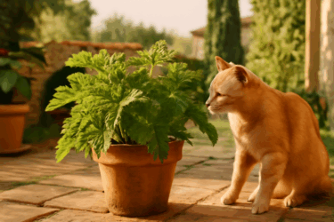 Citronella: il pericolo nascosto per cani e gatti in estate