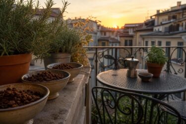 Fondi di caffè contro le zanzare: il trucco semplice da provare in balcone