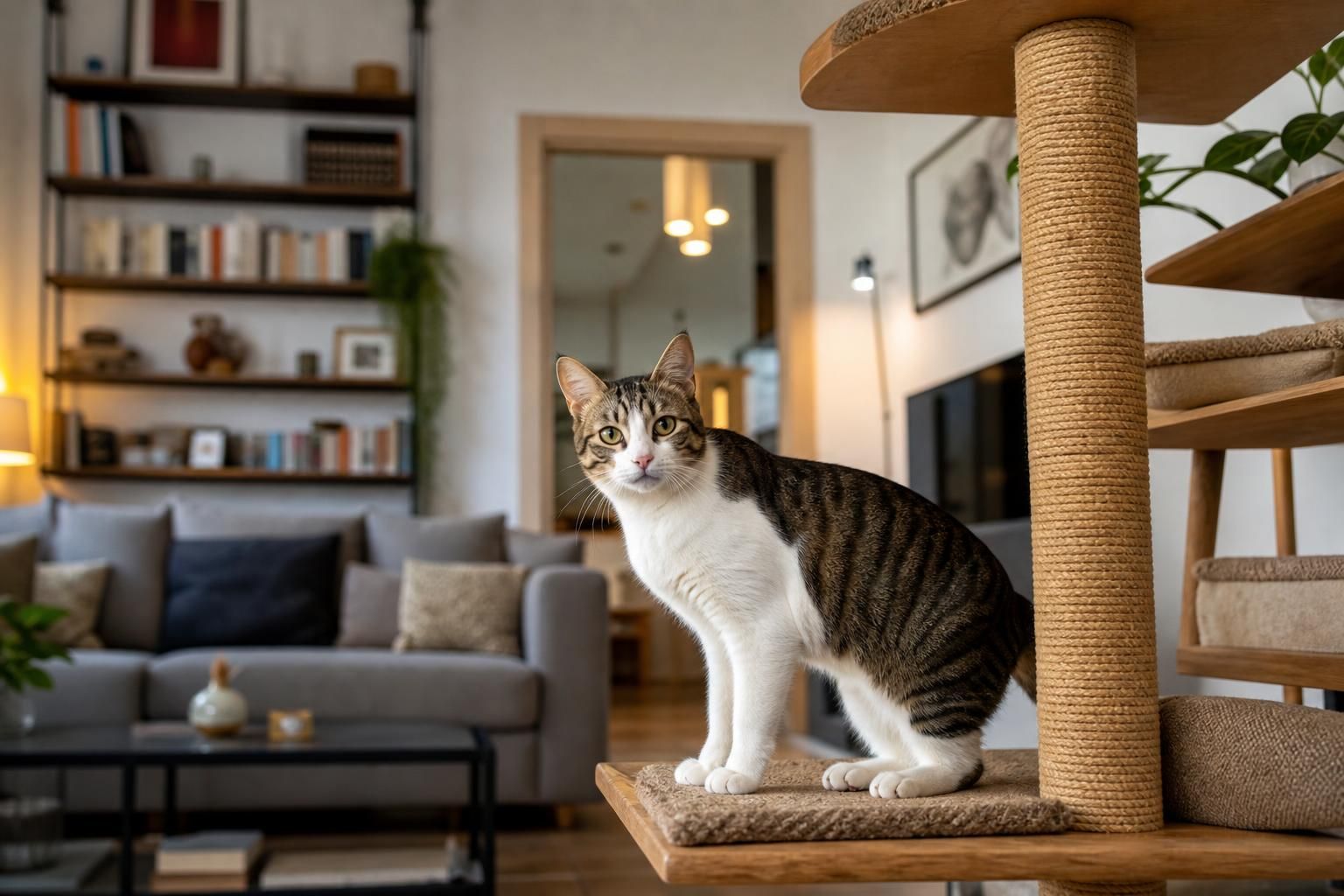 Gatto in casa: quanto spazio gli serve davvero per stare bene