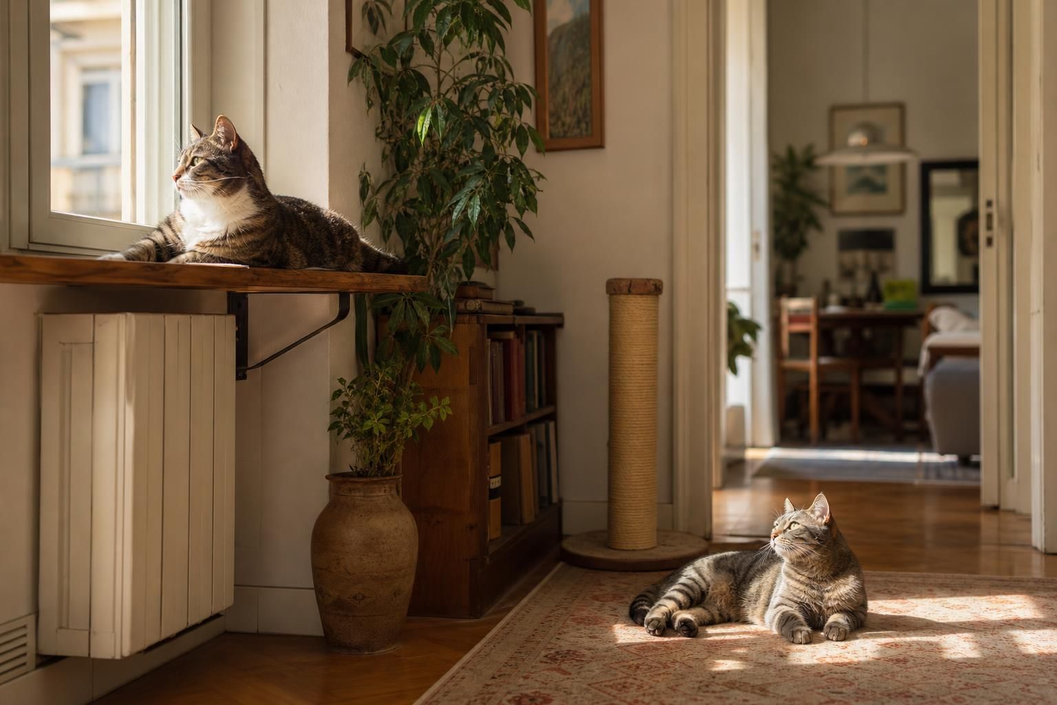 Gatto in casa: quanto spazio gli serve davvero per stare bene - approfondimento