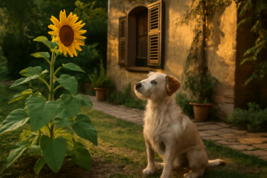 Girasole in giardino: il pericolo nascosto per cani e gatti?