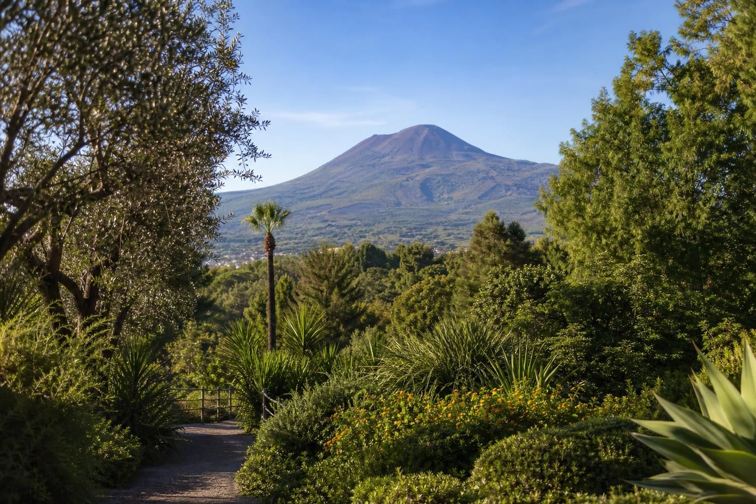 Ai piedi del Vesuvio c’è un parco botanico da vedere almeno una volta