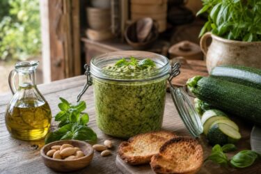 Il pesto di zucchine crude salva-pranzo: fresco, veloce e senza cottura