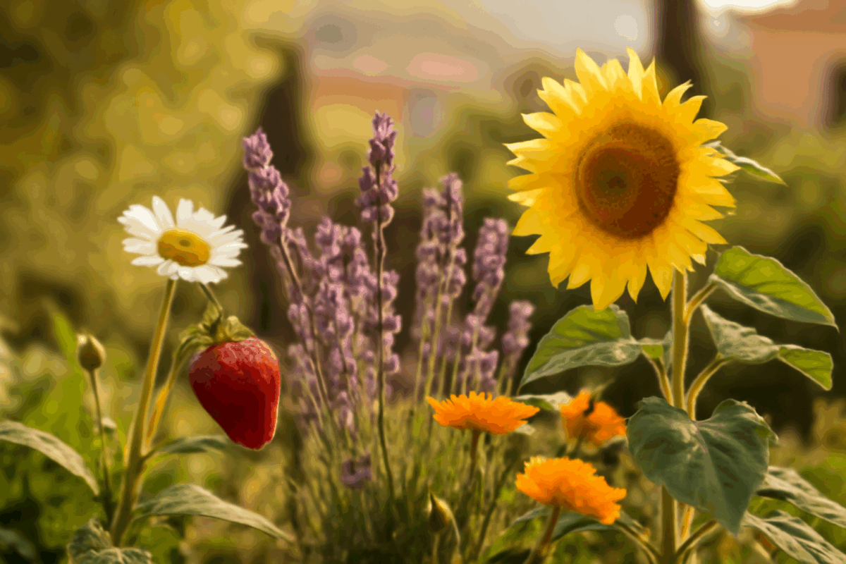 Piante per il giardino dei bambini: margherite, girasoli e altre