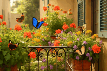 Crea un giardino delle farfalle sul tuo balcone, in una stagione!