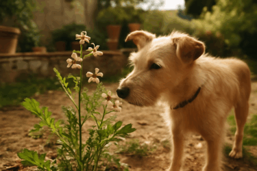Rucola selvatica: il pericolo nascosto per il tuo cane?