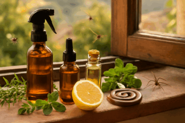 Combattere insetti estivi con prodotti naturali: ragni, mosche, moscerini