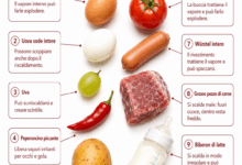 Infografica con 10 alimenti da non mettere nel microonde e i motivi per cui possono esplodere, scaldarsi male o provocare ustioni