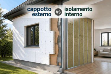 Cappotto esterno o isolamento interno: quale conviene davvero per una casa più calda d’inverno e fresca d’estate