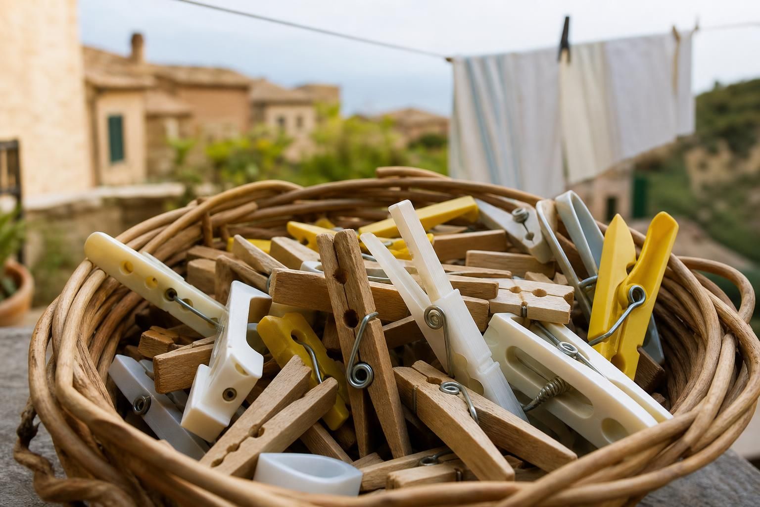 A cosa servono i due fori delle mollette e perché aiutano il bucato - approfondimento