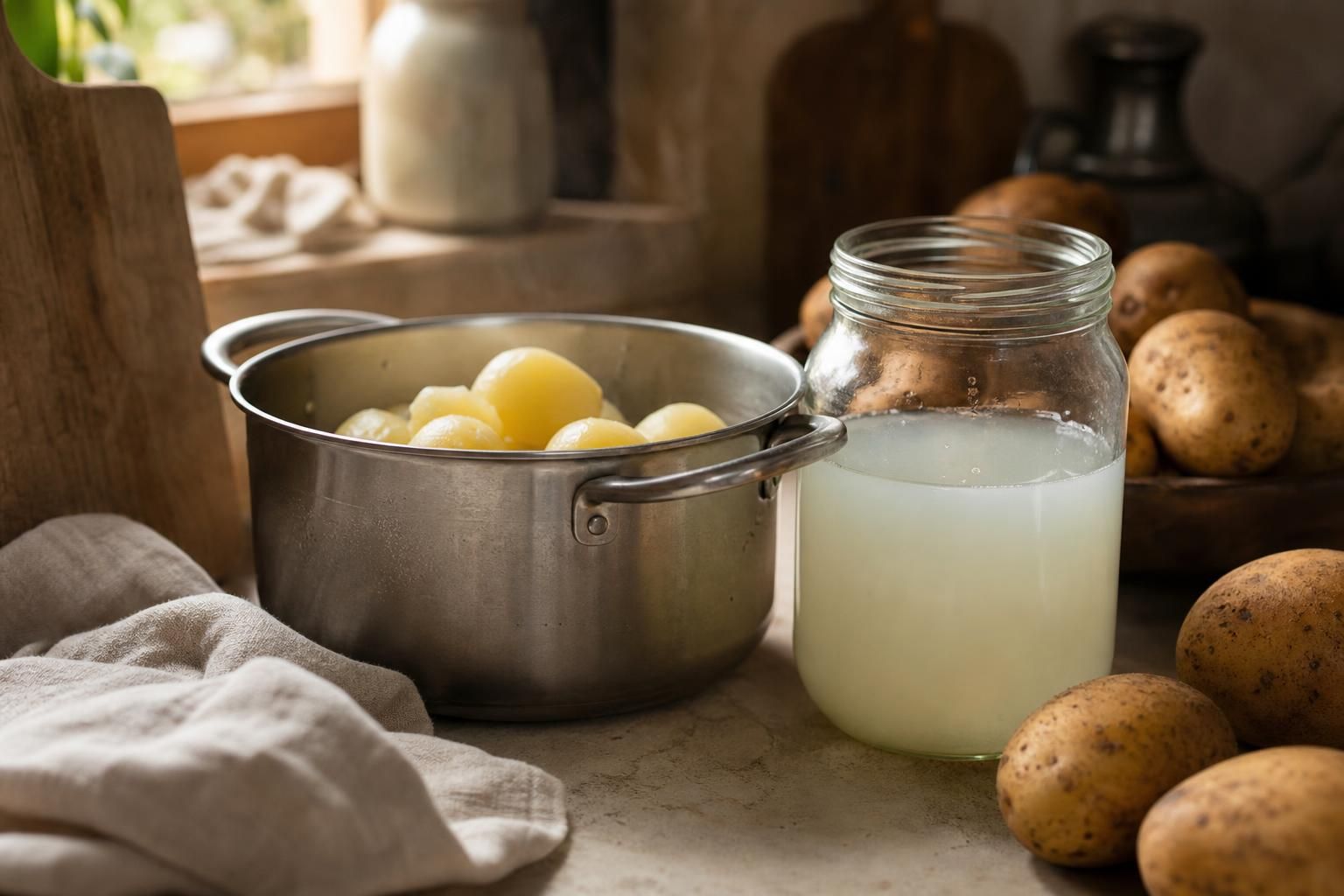 Non buttare l’acqua di cottura delle patate: 8 usi pratici in casa