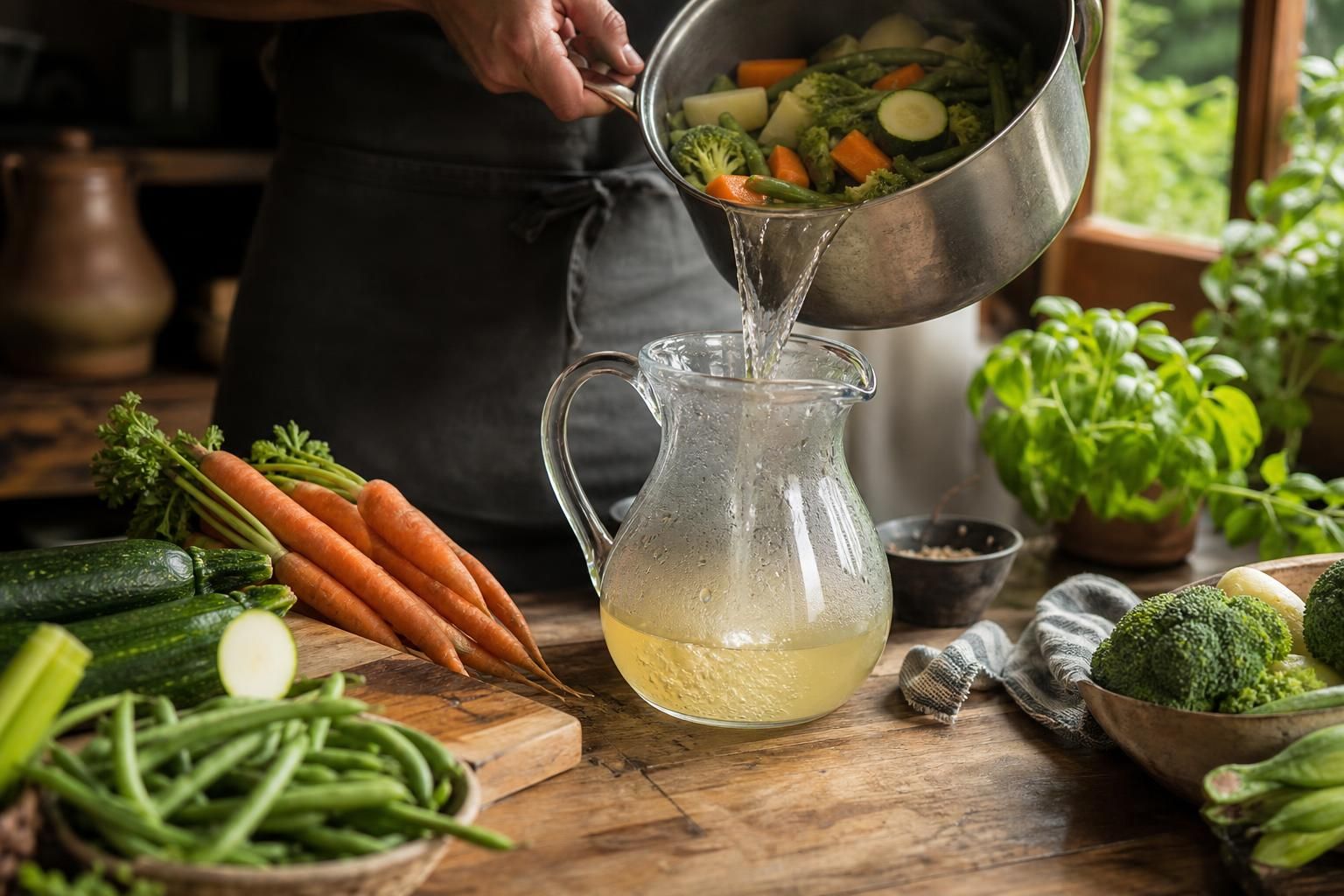 L’acqua di cottura delle verdure non si butta: 8 usi utili in casa e giardino
