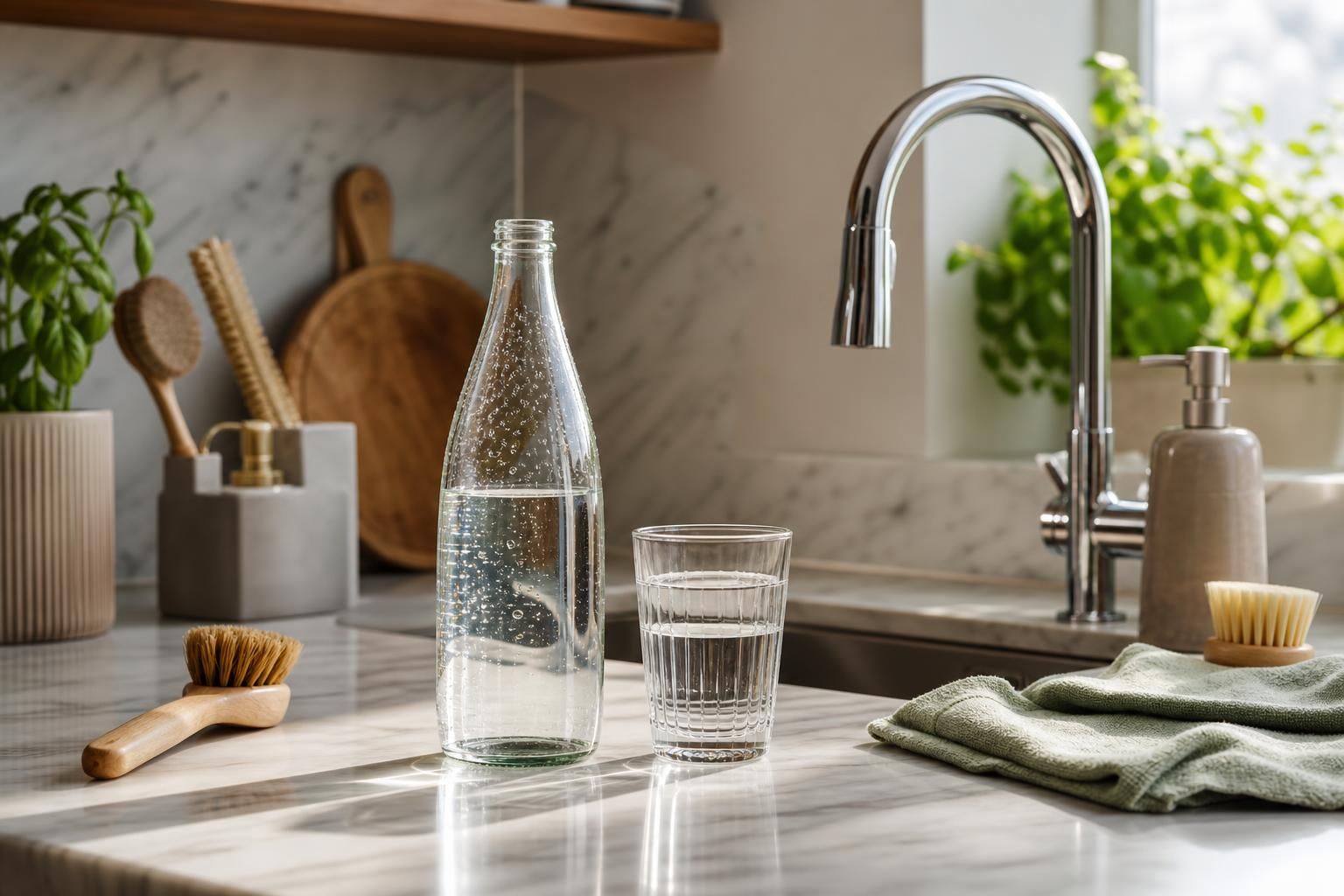 Acqua frizzante in casa: 7 usi furbi per pulire senza detergenti aggressivi