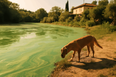 Laghi di luglio: il pericolo nascosto delle alghe per il tuo cane