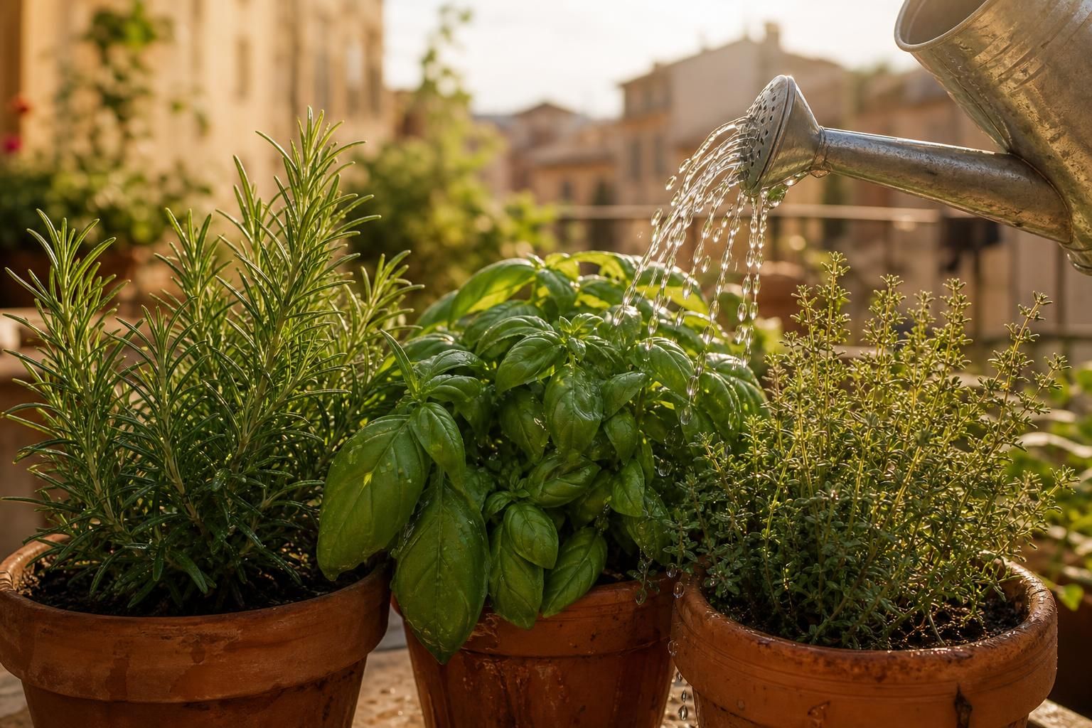 Le aromatiche che resistono al sole estivo e profumano balcone e cucina - dettaglio
