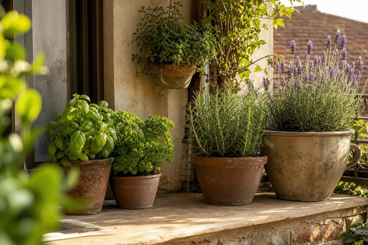 Le aromatiche che resistono al sole estivo e profumano balcone e cucina - approfondimento