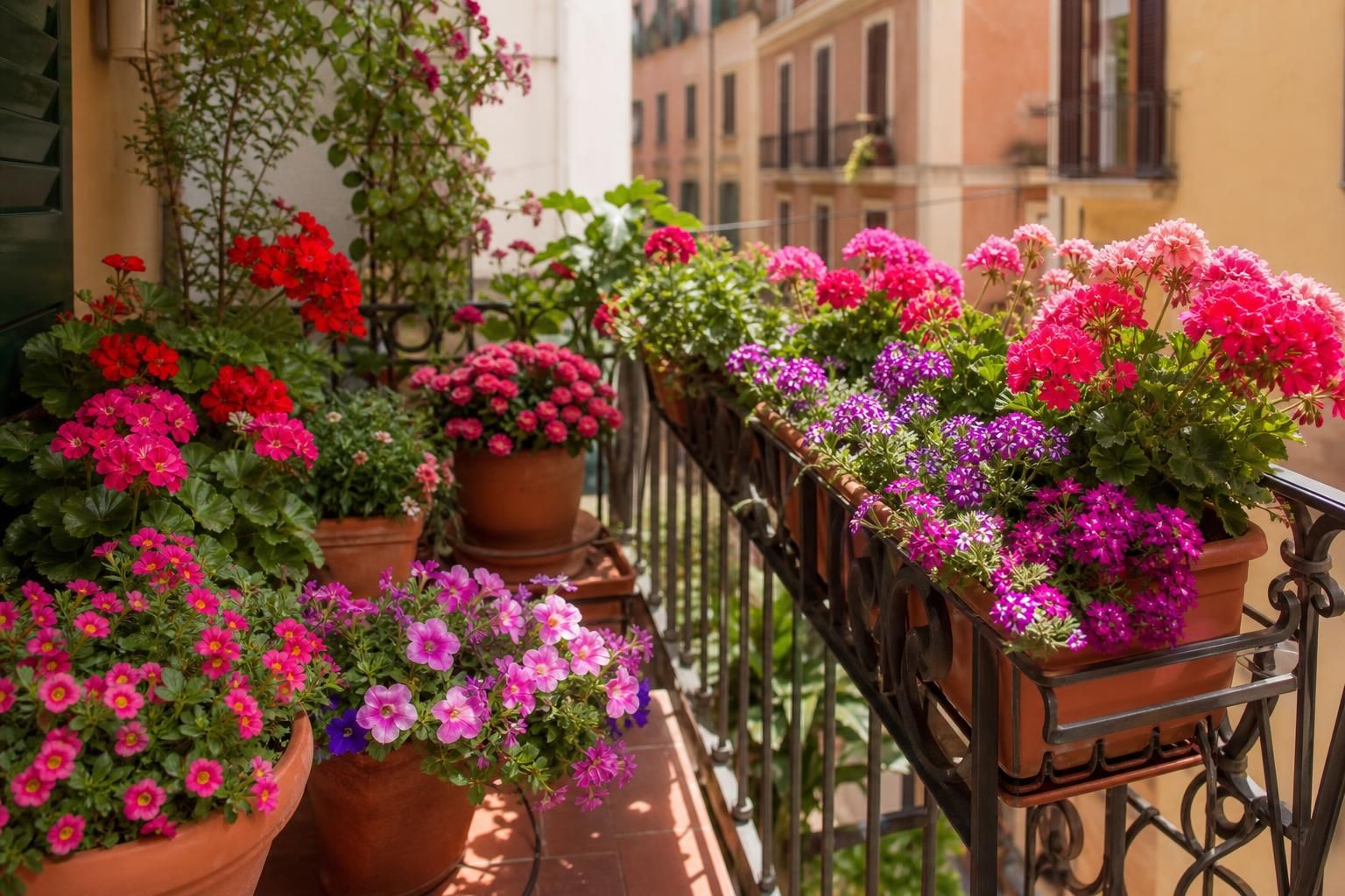Balcone al sole? Le piante che fioriscono bene fino all’autunno